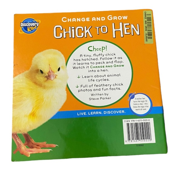 Change and Grow Chick to Hen by Discovery Kids Lifecycle Book - Picture 2 of 3